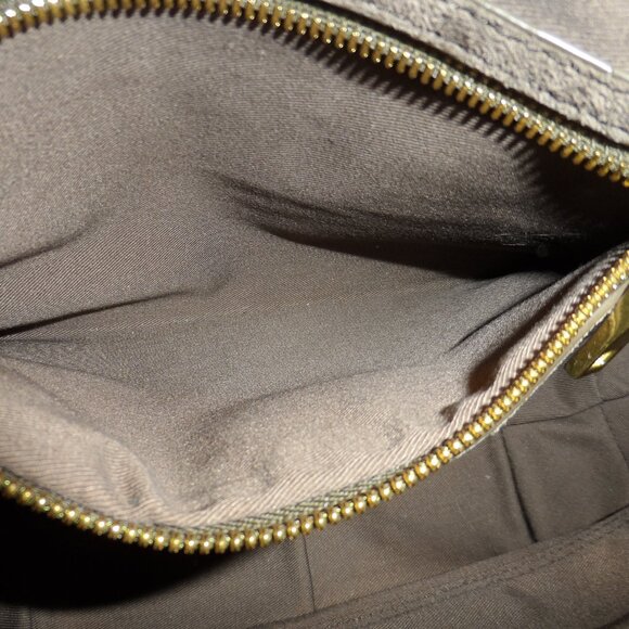 J. Crew Dove Gray Pebbled Leather Messenger Bag - Picture 14 of 16